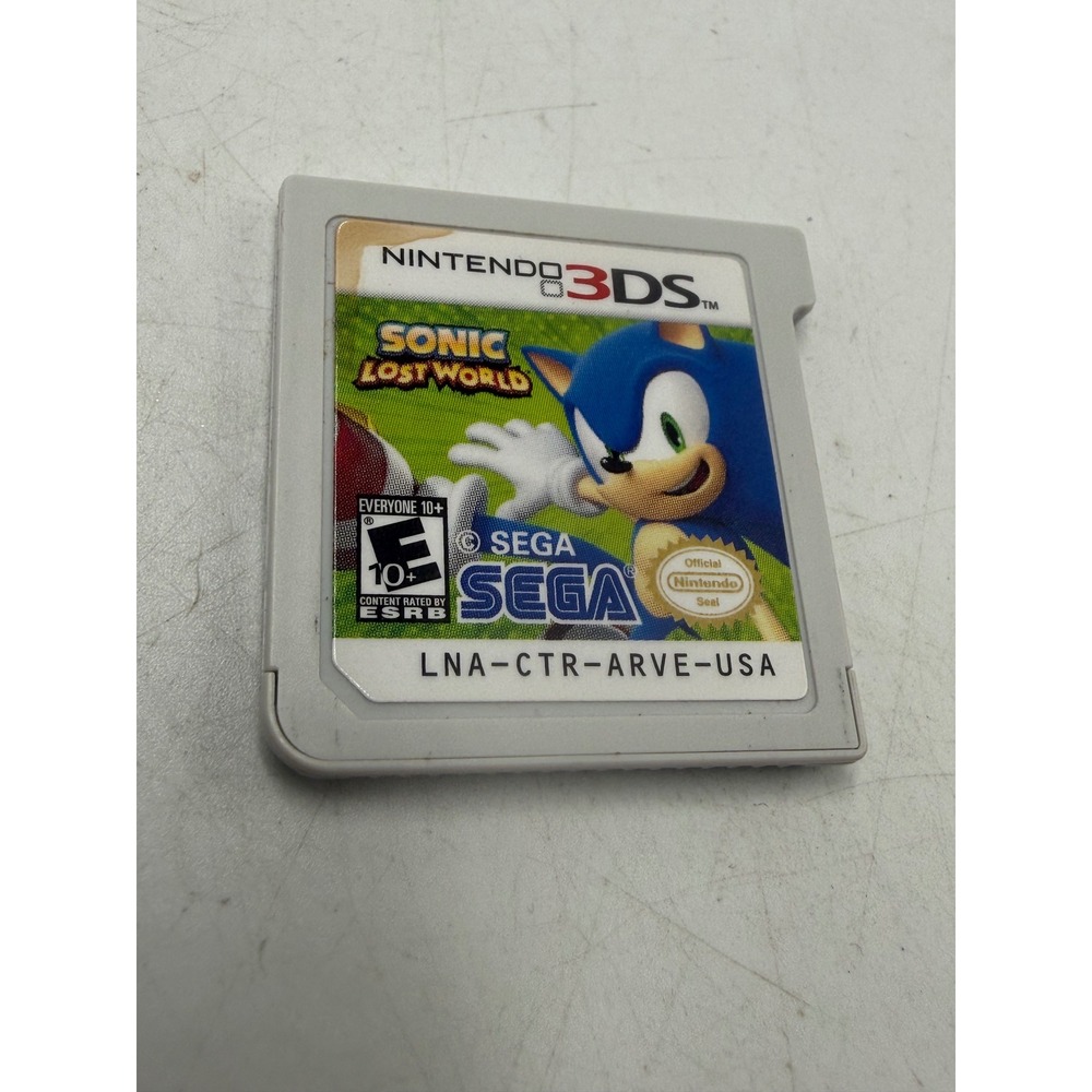 Sonic Lost World Nintendo 3DS Game Cartridge Sega CTR-ARVE-USA